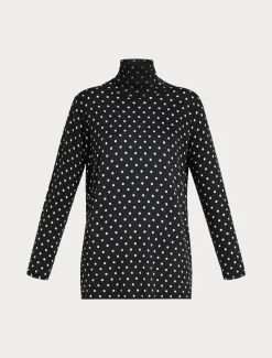 Bedruckter Wollpullover