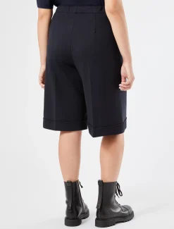 Bermudashorts aus Punto Milano Jersey