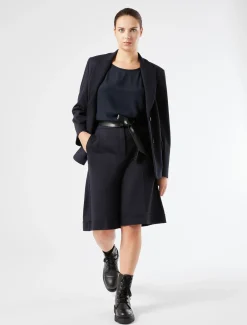 Bermudashorts aus Punto Milano Jersey