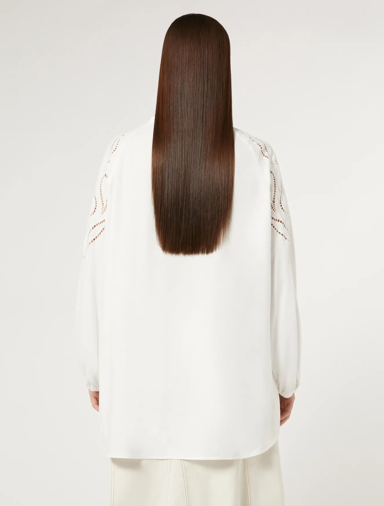 Bestickte Bluse aus Viskose