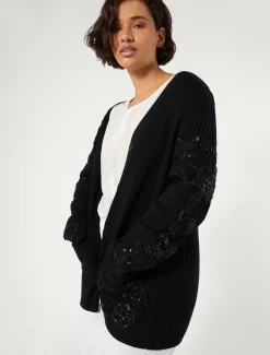 Bestickter Cardigan aus Baumwolle