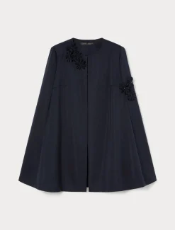 Besticktes Cape aus Duchesse