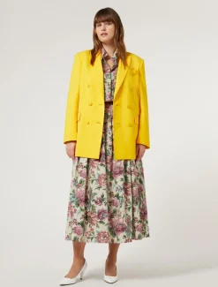 Blazer aus Baumwollcanvas