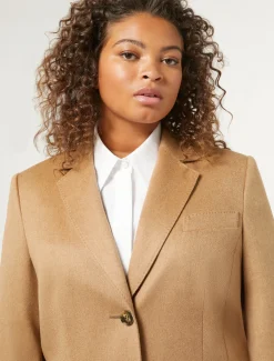 Blazer aus Kamelhaar