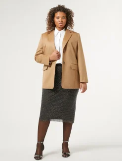 Blazer aus Kamelhaar