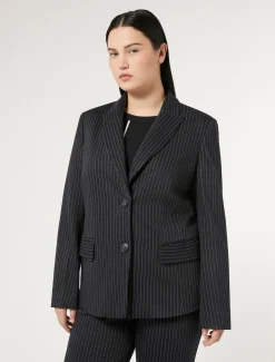 Blazer aus Punto Milano Gewebe