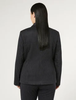 Blazer aus Punto Milano Gewebe