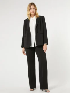 Blazer aus Stretch-Cady