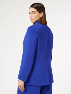 Blazer aus Triacetat-Cady