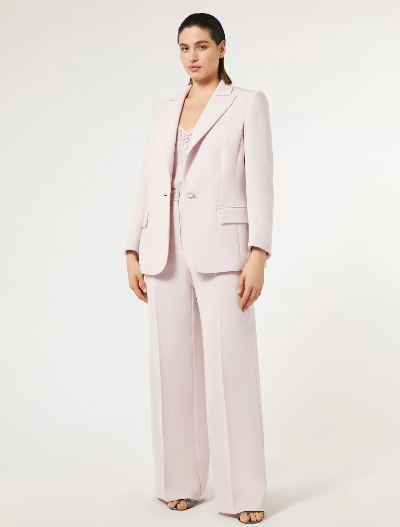 Blazer aus Triacetat-Cady