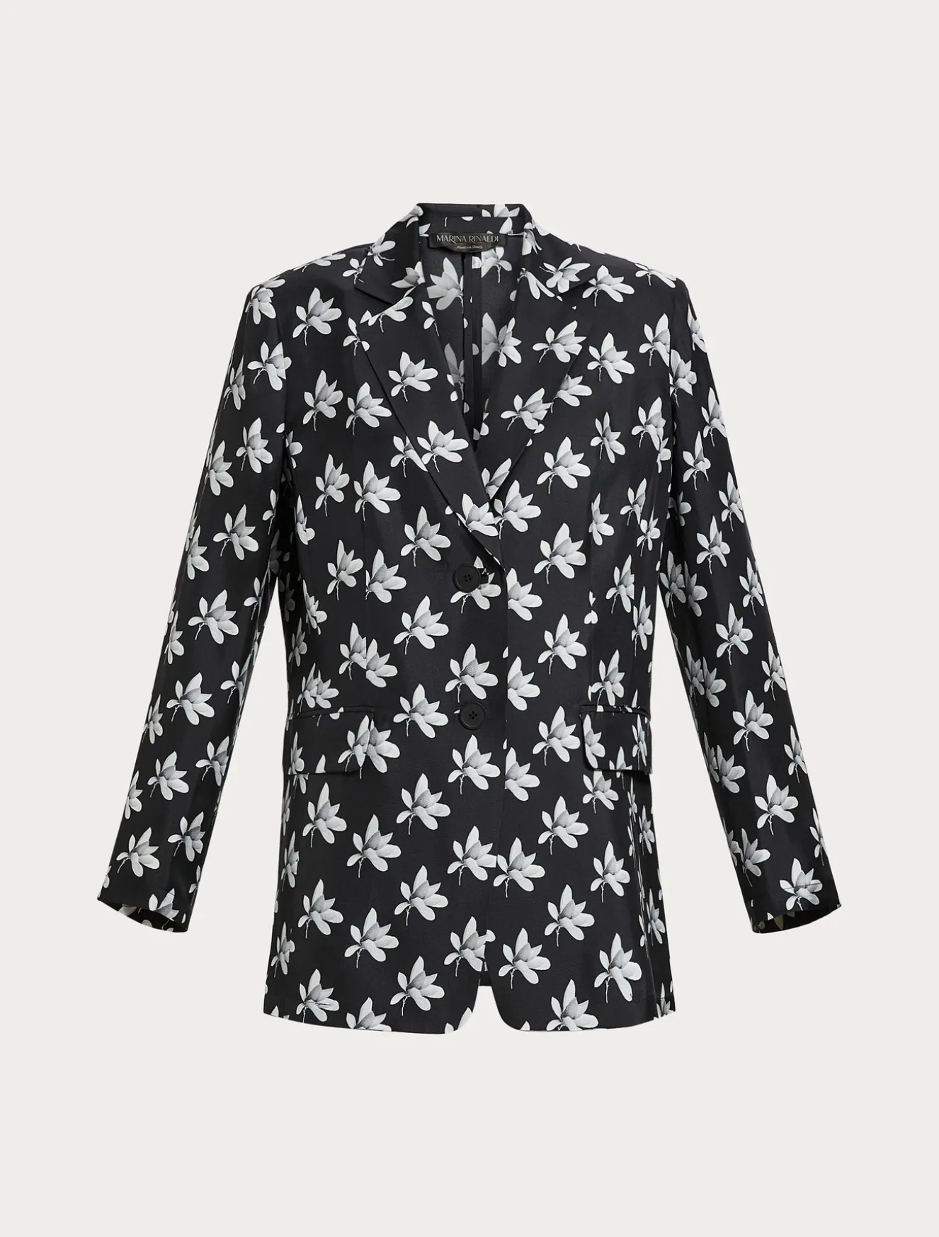 Blazerjacke aus Seidentwill