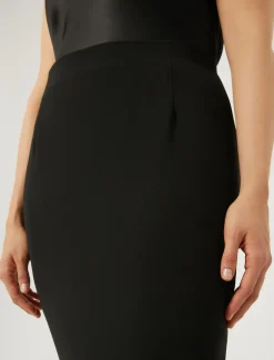 Bleistiftrock aus Cady