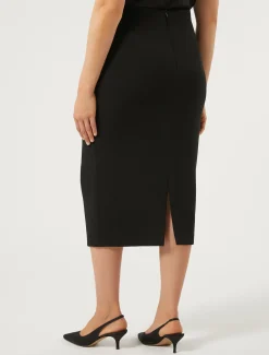 Bleistiftrock aus Cady