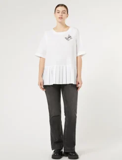 Bluse aus Baumwollpopeline