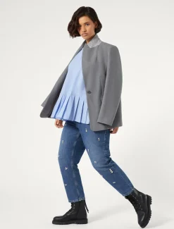 Bluse aus Baumwollpopeline