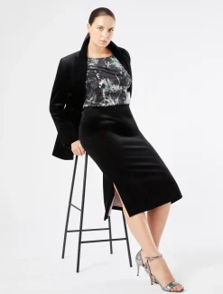 Bluse aus Seidensatin