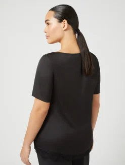 Bluse mit Spitzendetails