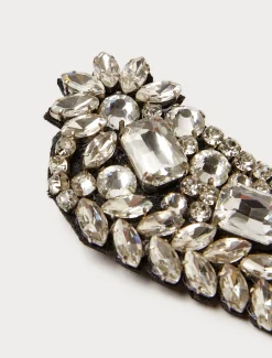 Brosche mit Strass