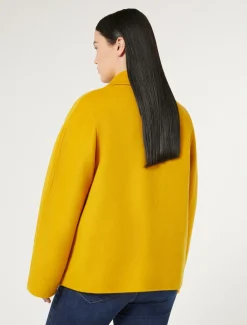 Caban aus doppeltem Wollgewebe