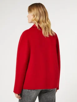 Caban aus doppeltem Wollgewebe