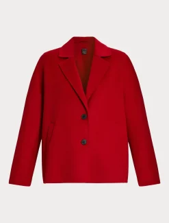 Caban aus doppeltem Wollgewebe