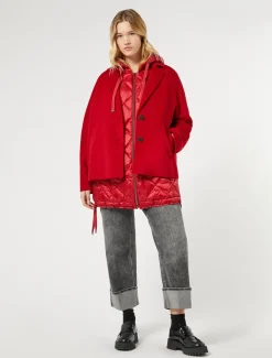 Caban aus doppeltem Wollgewebe