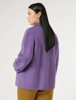 Caban aus doppeltem Wollgewebe