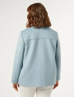 Caban aus Wolllodenstoff