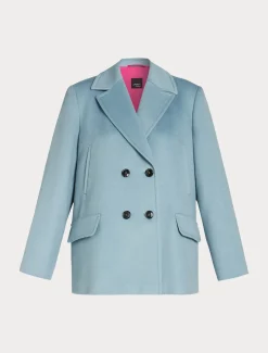 Caban aus Wolllodenstoff