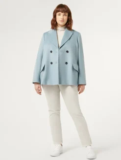 Caban aus Wolllodenstoff