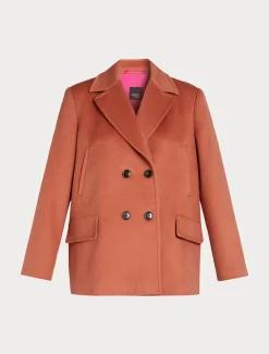 Caban aus Wolllodenstoff