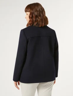 Caban aus Wolllodenstoff