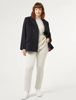 Caban aus Wolllodenstoff