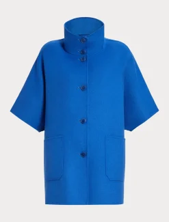 Cape aus doppeltem Wollgemisch