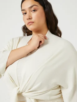 Cardigan aus Metallic-Wolle