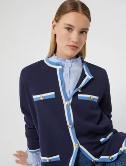 Cardigan aus Modal-Baumwolle