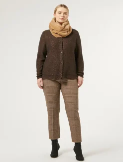 Cardigan aus Mohair und Pailletten