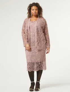 Cardigan aus Strick mit Stickerei