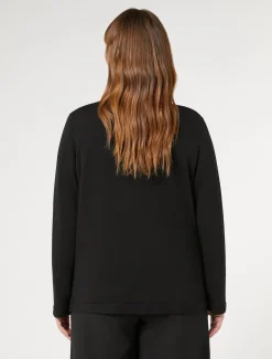 Cardigan aus Viskose mit Stretchanteil