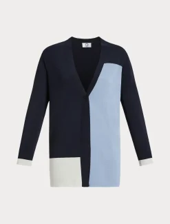 Cardigan aus Viskose mit Stretchanteil