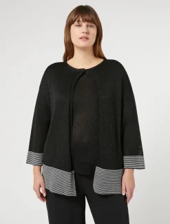 Cardigan aus Viskose und Lurex