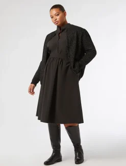 Cardigan aus Wollmischung und Lurex