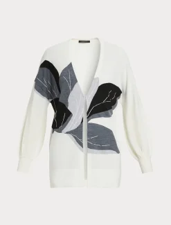 Cardigan aus Woll-Seiden-Gemisch