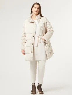 Daunenjacke aus wasserabweisendem Satin