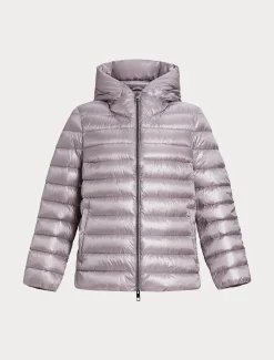 Daunenjacke aus wasserabweisendem Canvas