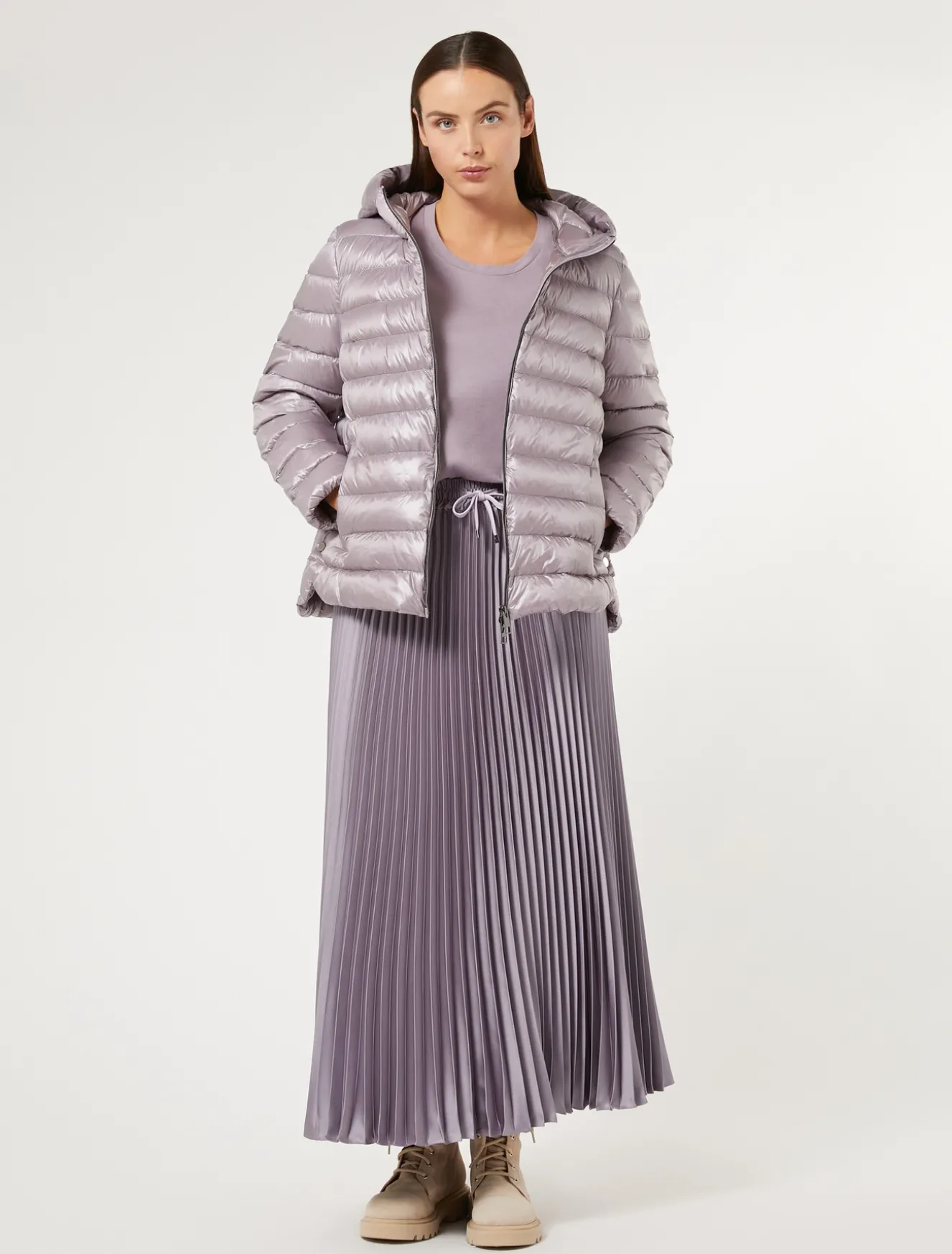 Daunenjacke aus wasserabweisendem Canvas