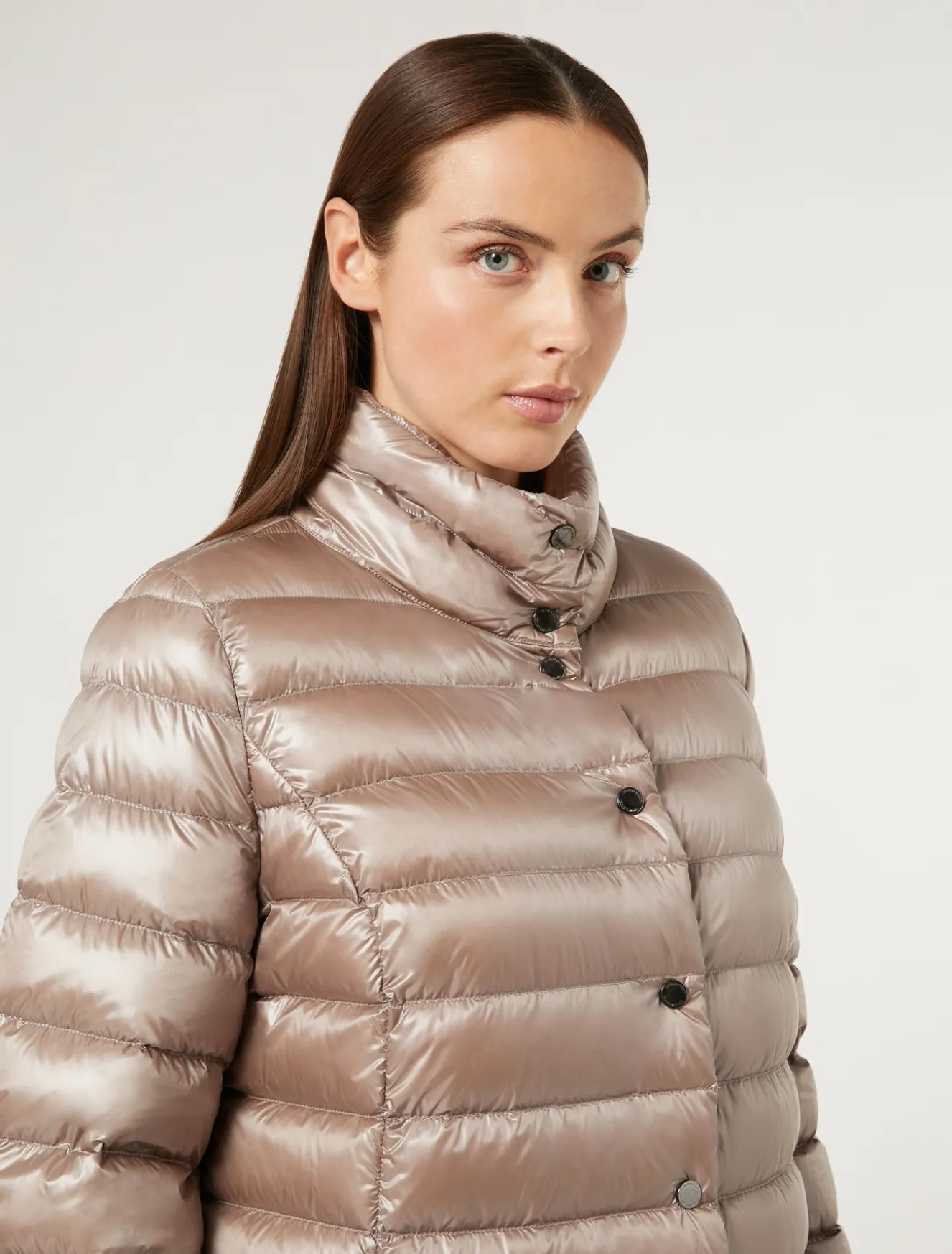 Daunenjacke aus wasserabweisendem Canvas