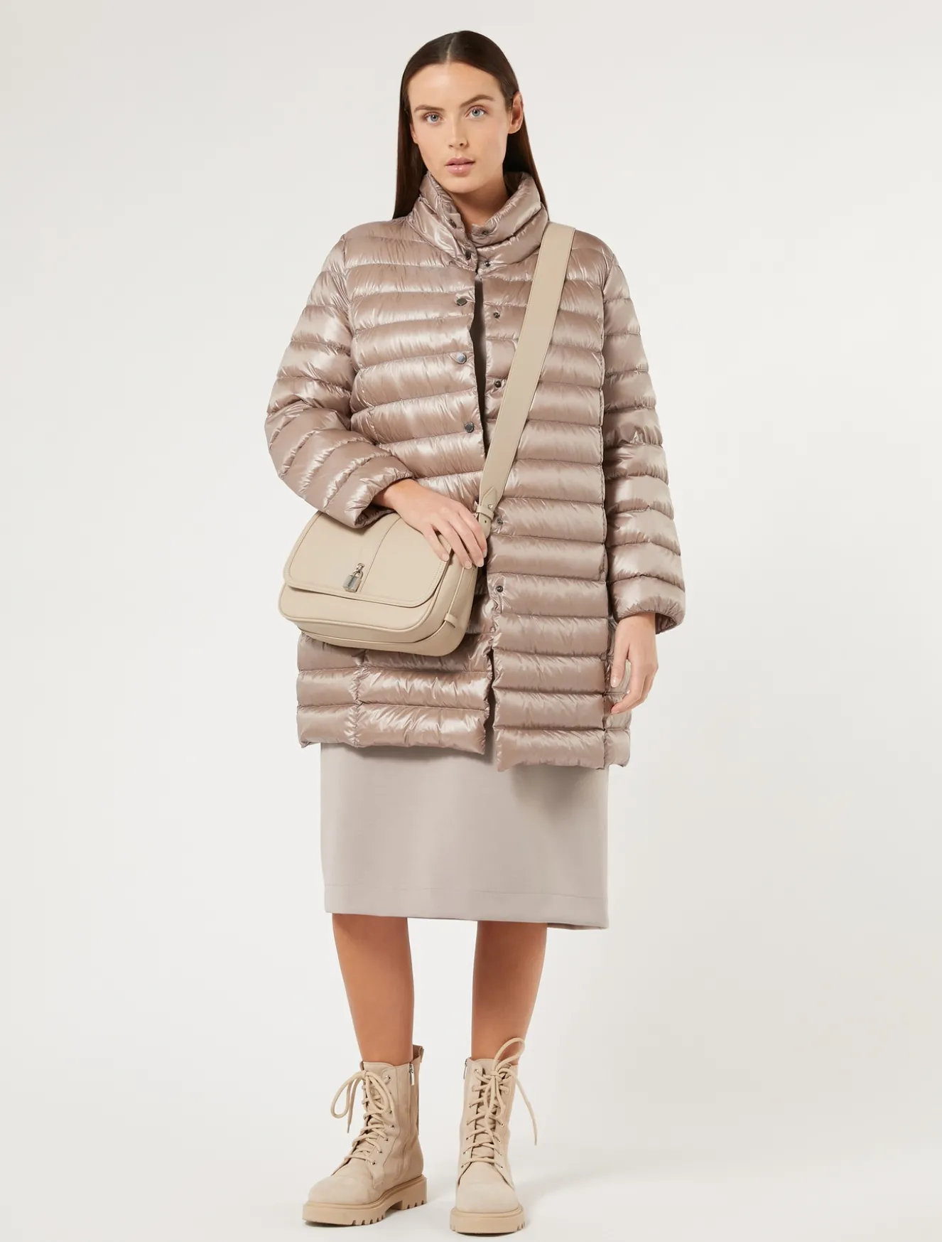 Daunenjacke aus wasserabweisendem Canvas