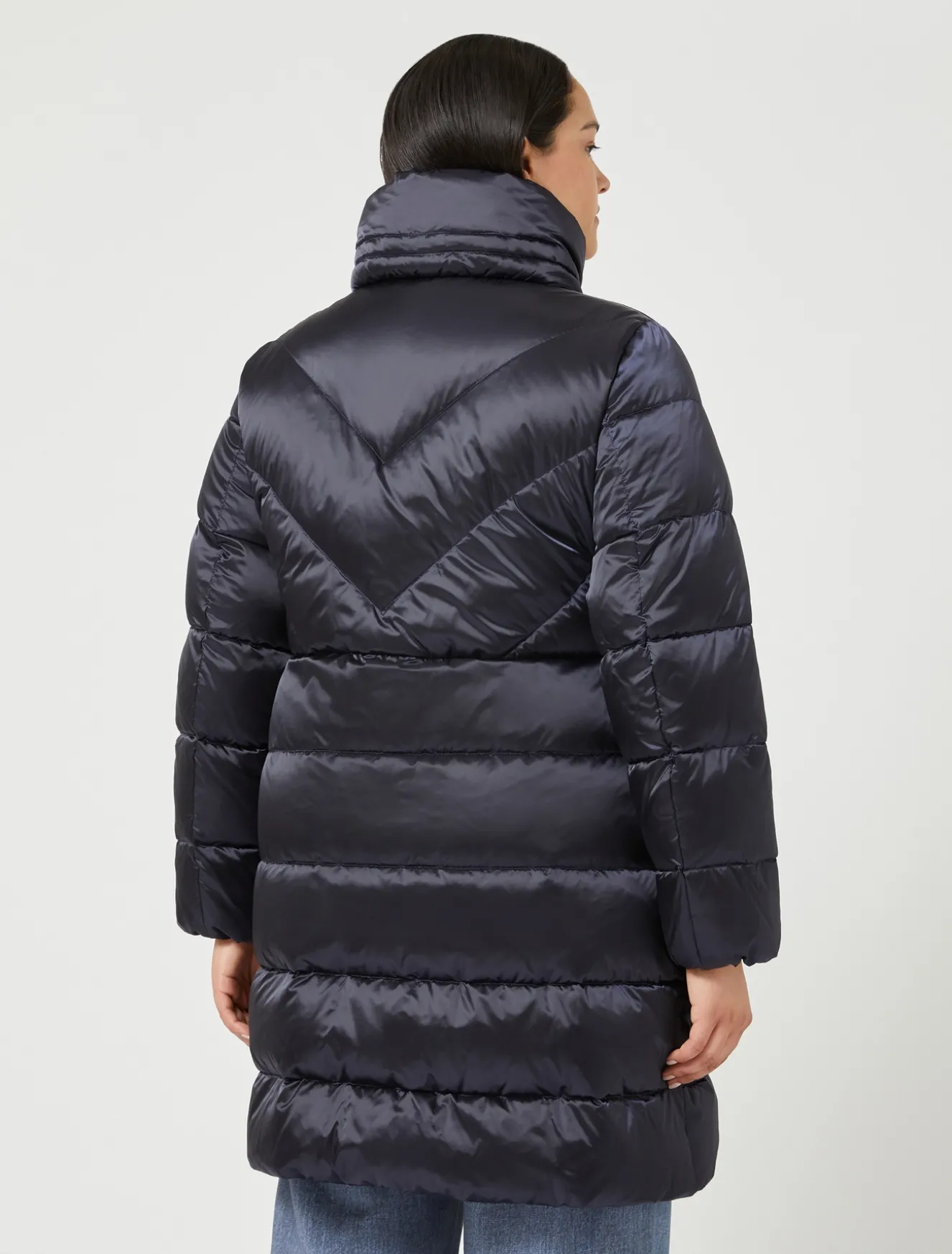 Daunenjacke aus wasserabweisendem Canvas