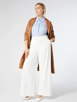 Dustermantel aus Nappaleder mit Kokos-Print